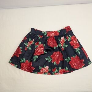 Janie & Jack Floral Red&Blue Toddler Skirt 18-24mths.